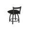 Holland Bar Stool Co 18" Low Back Swivel Vanity Stool, Pewter Finish, Canter Espresso Seat 82118PW003 - alternate 5